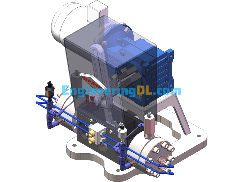 NEWPORT Series Diaphragm Compressor SolidWorks Free Download