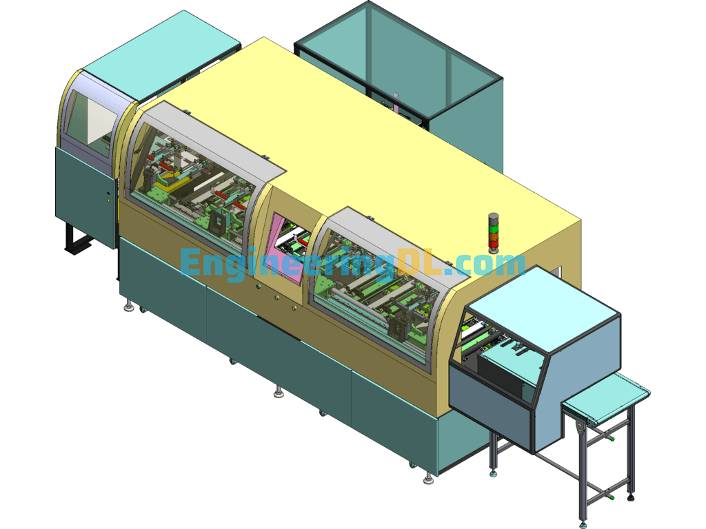 OLED COF Automatic Bonding Equipment 3D Exported Free Download