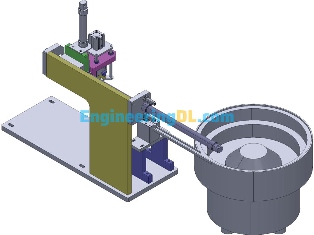 O-Ring Automatic Assembly Machine Equipment SolidWorks - Mechanical  Engineering Design Library