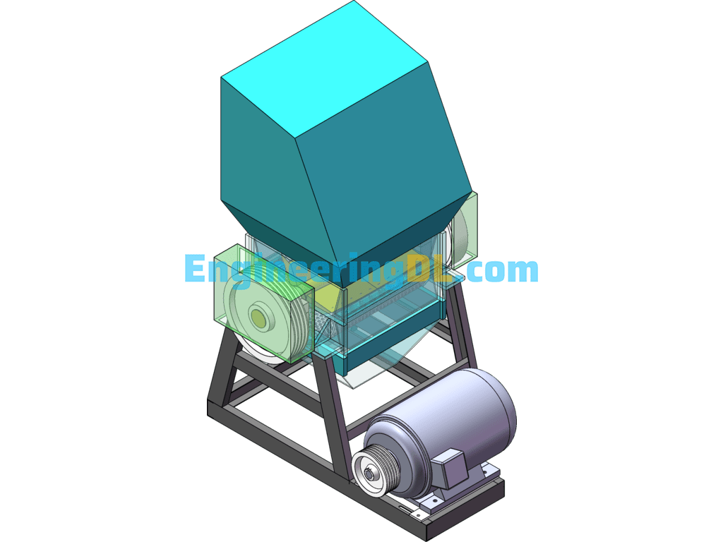 P800 Hard Plastic Crusher SolidWorks Free Download