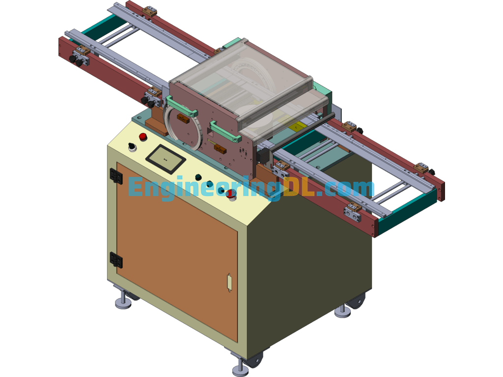 PCB Cutting And Scrubbing Equipment SolidWorks Free Download