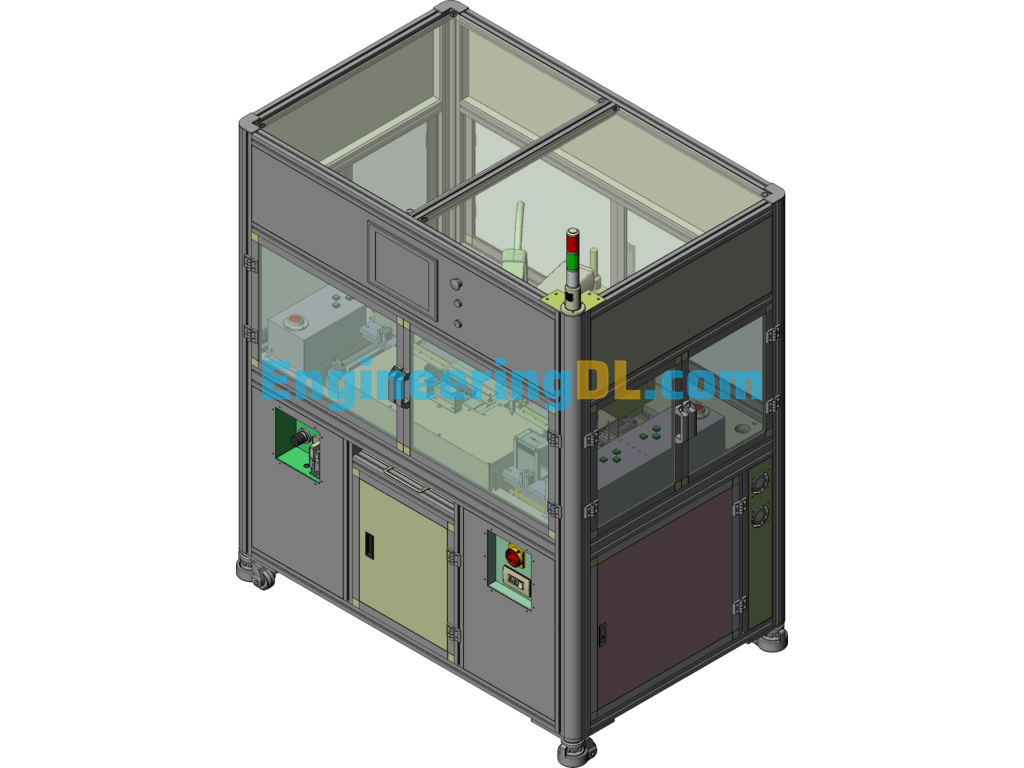 PCB Alignment And Assembly Automatic Insertion Equipment (Mass Production Equipment With DFM) SolidWorks, 3D Exported Free Download