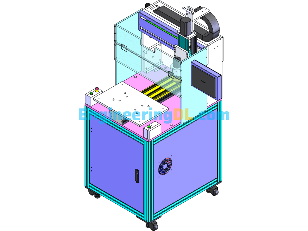 PCB Board Splitting Machine, Depaneling Machine SolidWorks Free Download