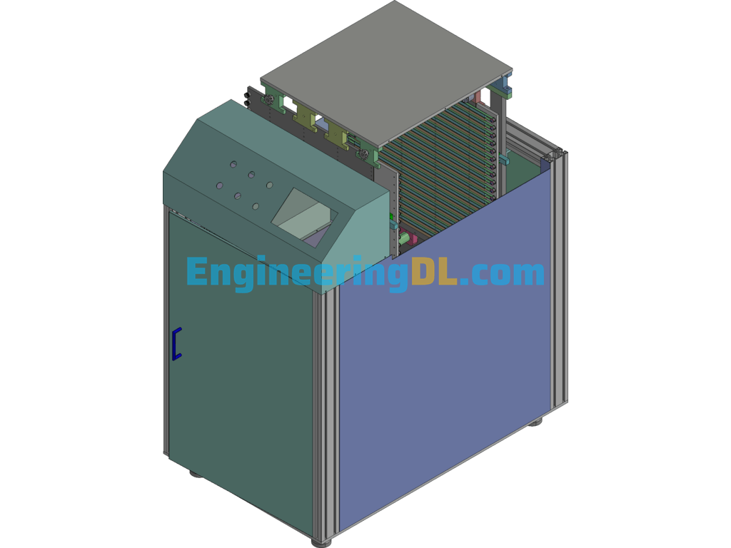 PCB Board Stacker 3D Exported Free Download