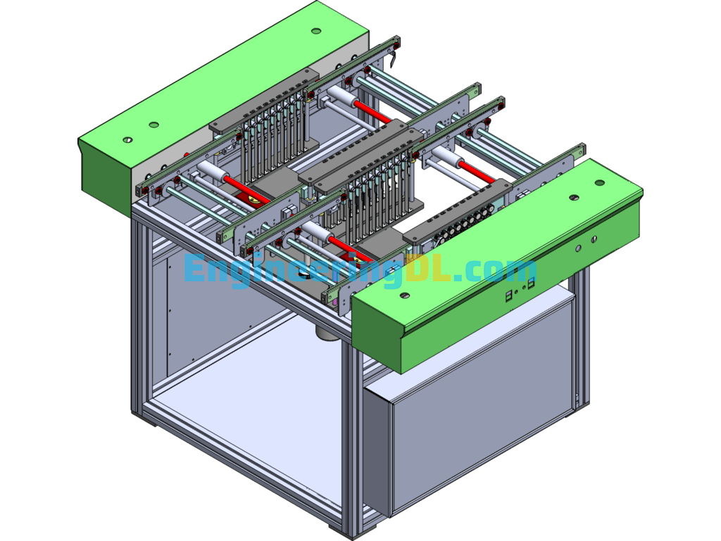PCB Board Storage Automatic Feeding Machine (SolidWorks, AutoCAD, CreoProE), 3D Exported Free Download
