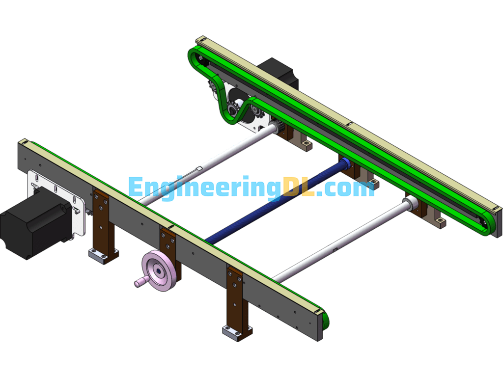 PCB Jig Chain Track Body SolidWorks Free Download