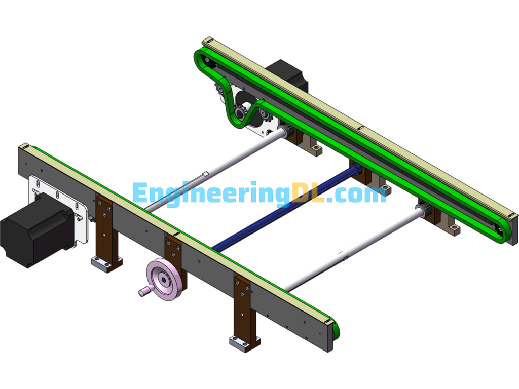 PCB Jig Chain Track Body SolidWorks Free Download