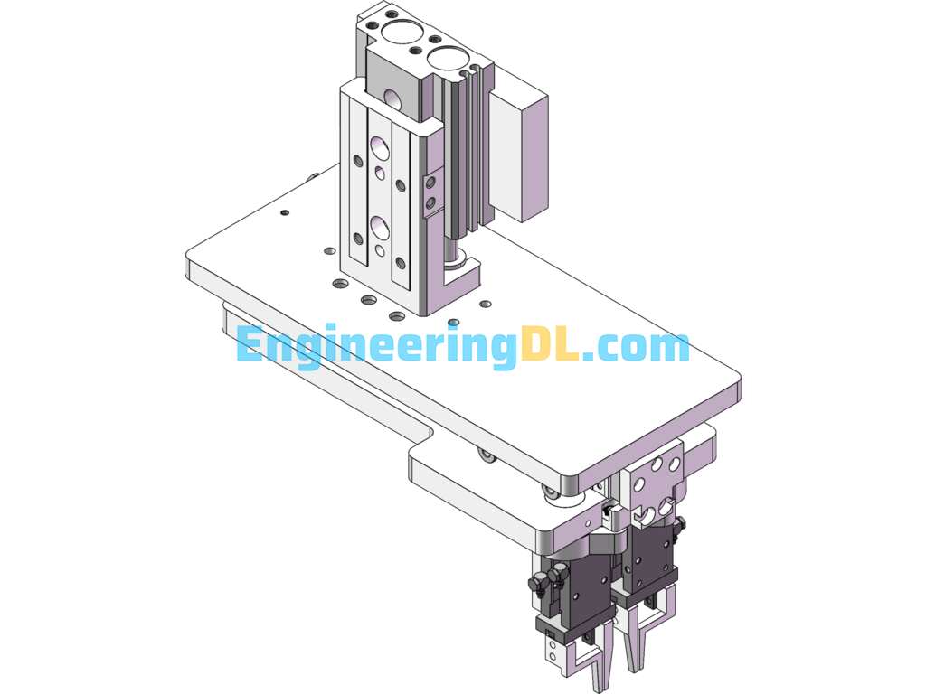 Pin Gripping Fixture SolidWorks Free Download