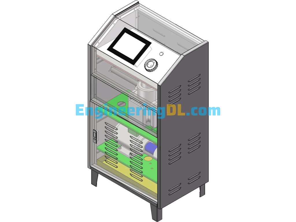 PLC Control Cabinet SolidWorks Free Download