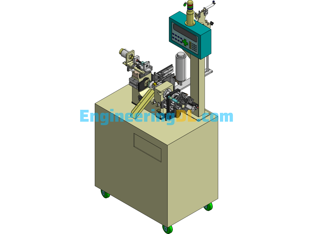 PNS50 Automatic Winding Machine (Japan Imported Equipment Prototype) SolidWorks Free Download