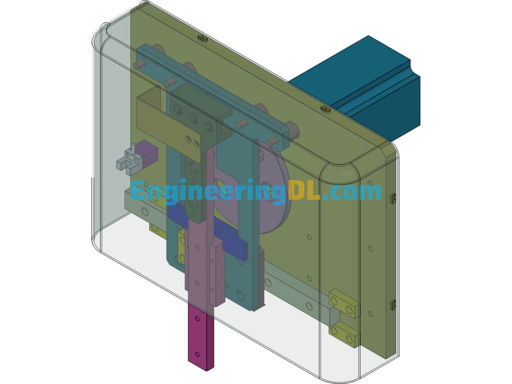 PPU100SF-Feeding Mechanism SolidWorks, 3D Exported Free Download