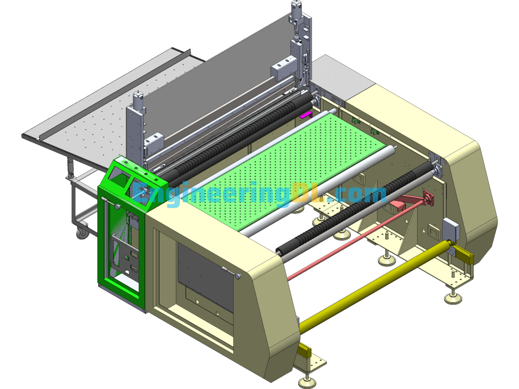 PP Cutting Machine SolidWorks Free Download