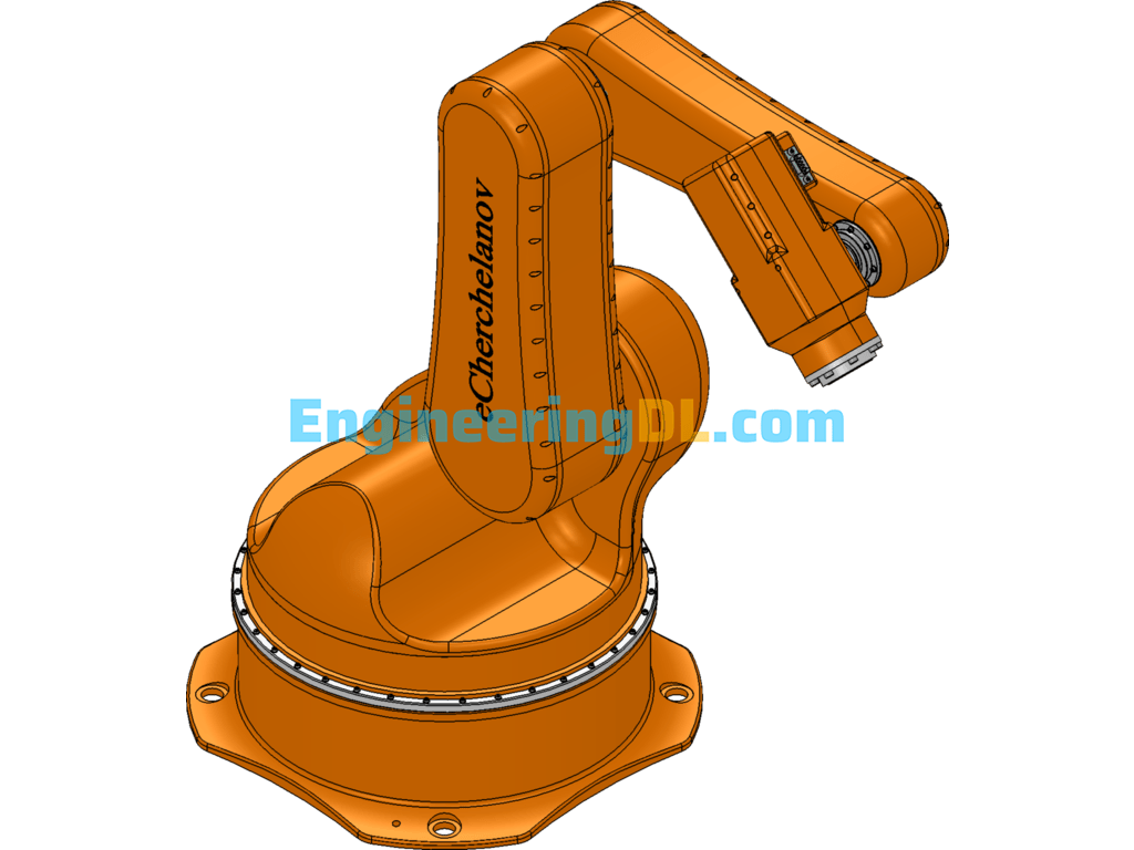 PUMA Robot SolidWorks, 3D Exported Free Download