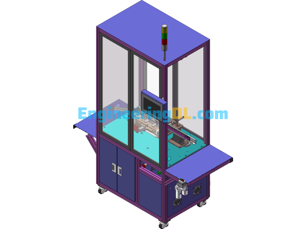 RJ45 Interface Press-Fit Tester SolidWorks Free Download