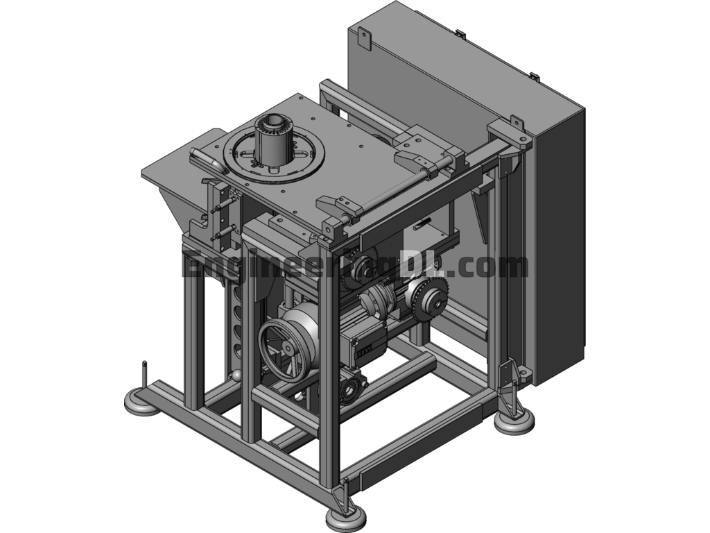 SC40A High Precision Cutting Machine SolidWorks, 3D Exported Free Download