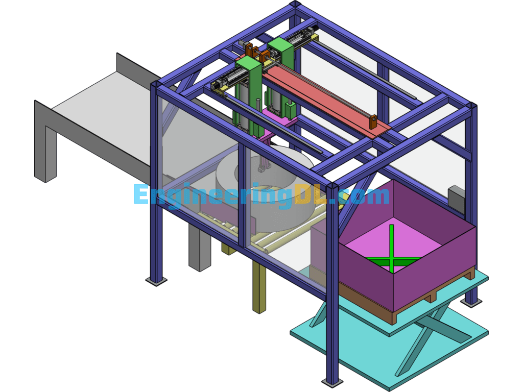 SKF Bearing Automatic Handling Machine SolidWorks Free Download