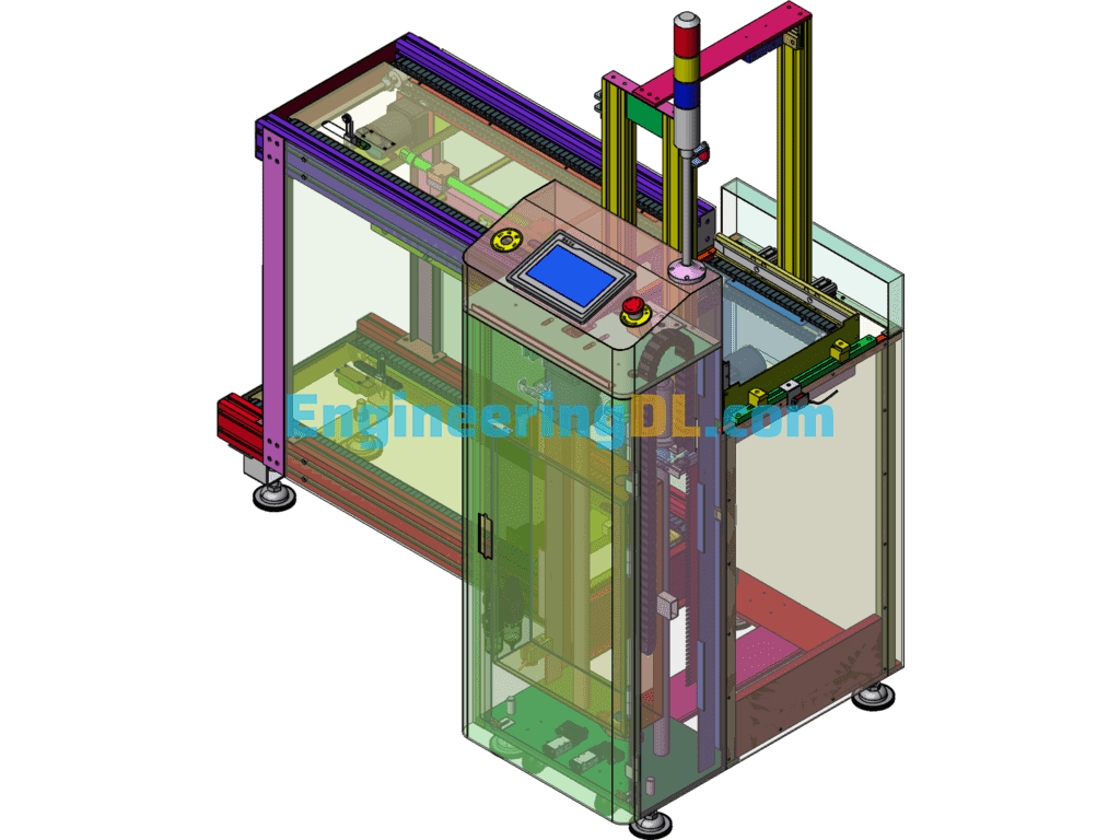 SL-3 Automatic Boarding Machine SolidWorks Free Download
