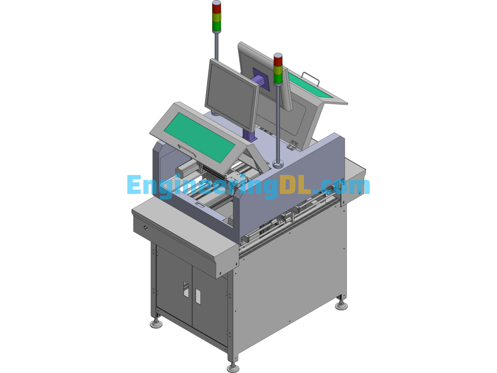 SMT Automatic Double Rail Splicing Table 3D Exported Free Download