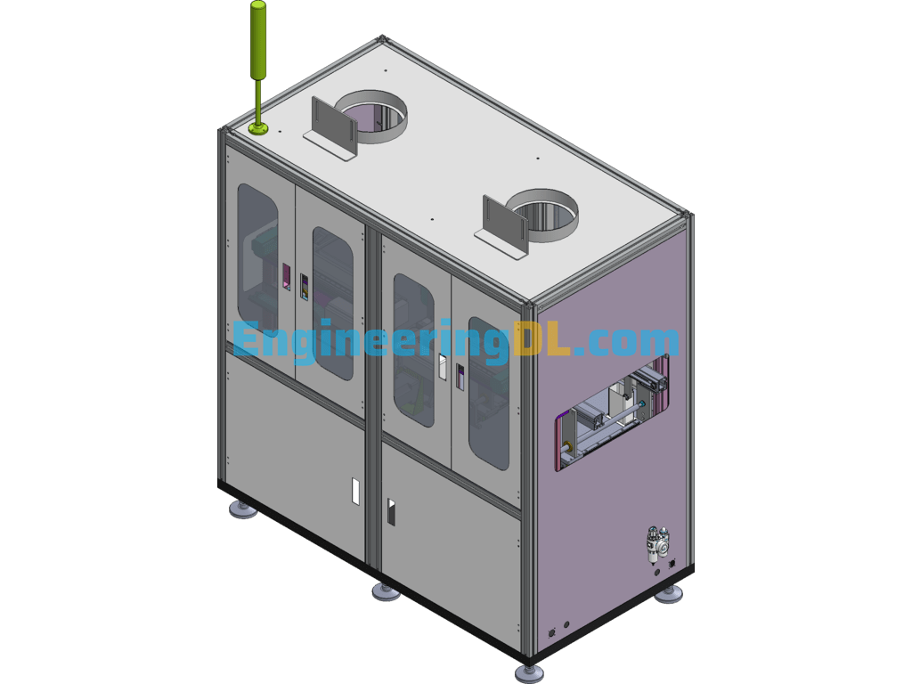SMT Automatic Coating Machine SolidWorks Free Download