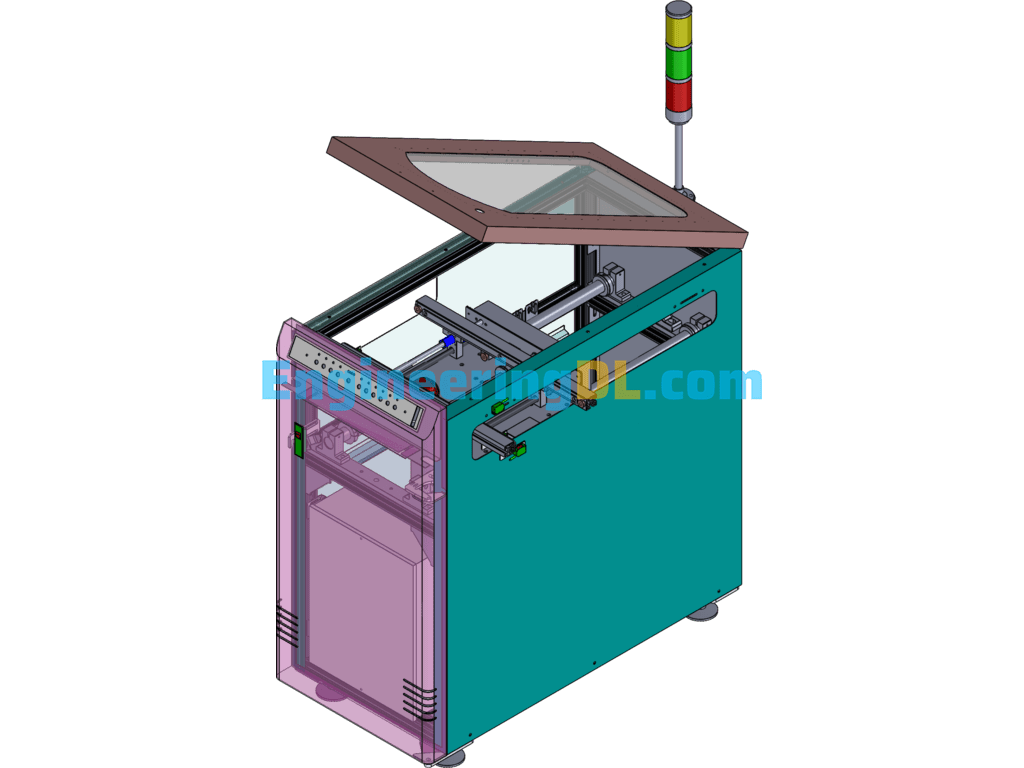 SMT Board Feeder Panning Machine SolidWorks, 3D Exported Free Download