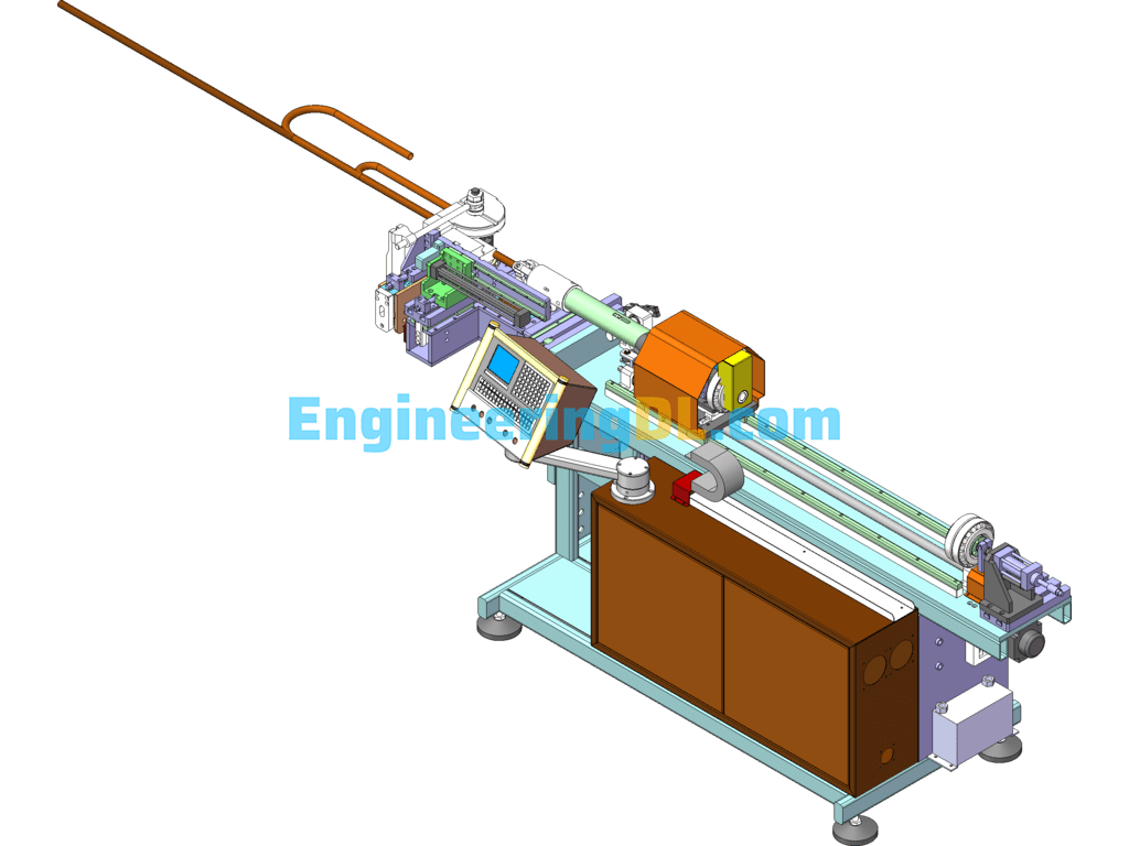 SMW25 Double Die Pipe Bender SolidWorks Free Download