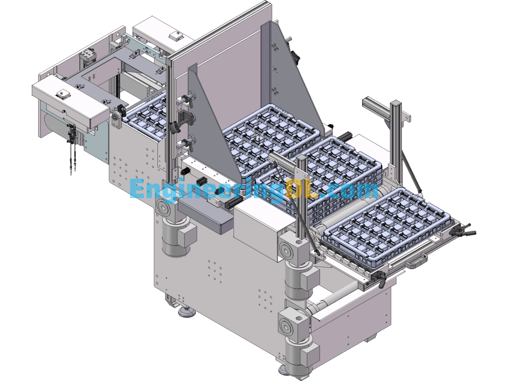 Tray Loaders And Unloaders SolidWorks, 3D Exported Free Download