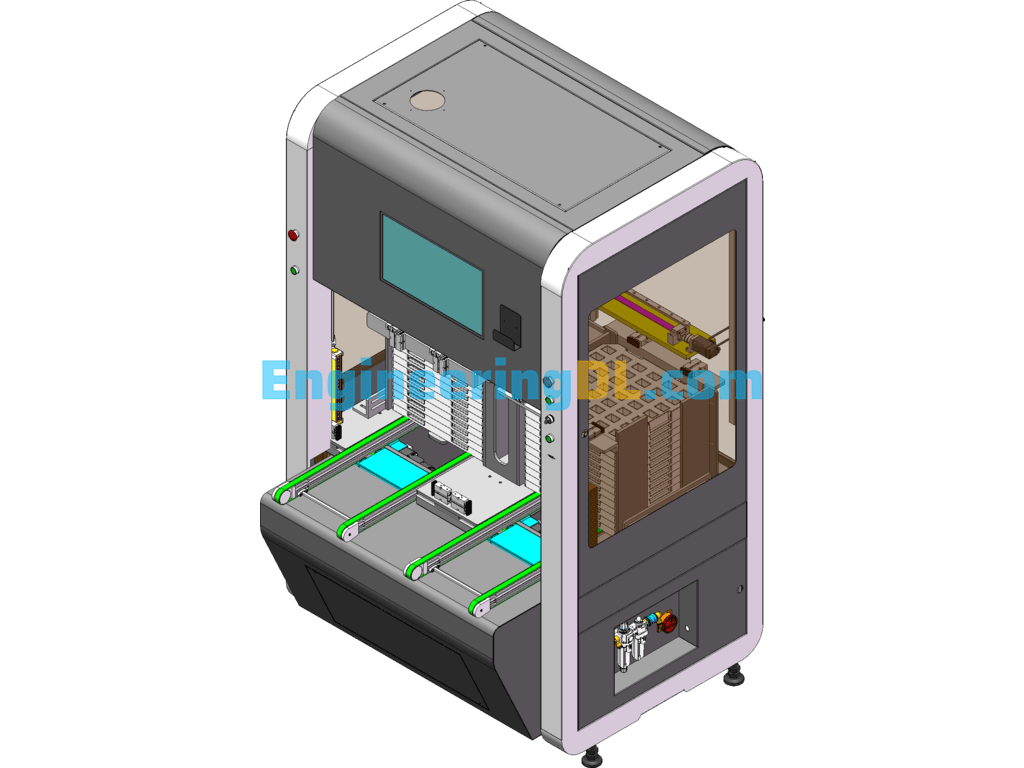 Tray Tray Automatic Loading Machine SolidWorks Free Download