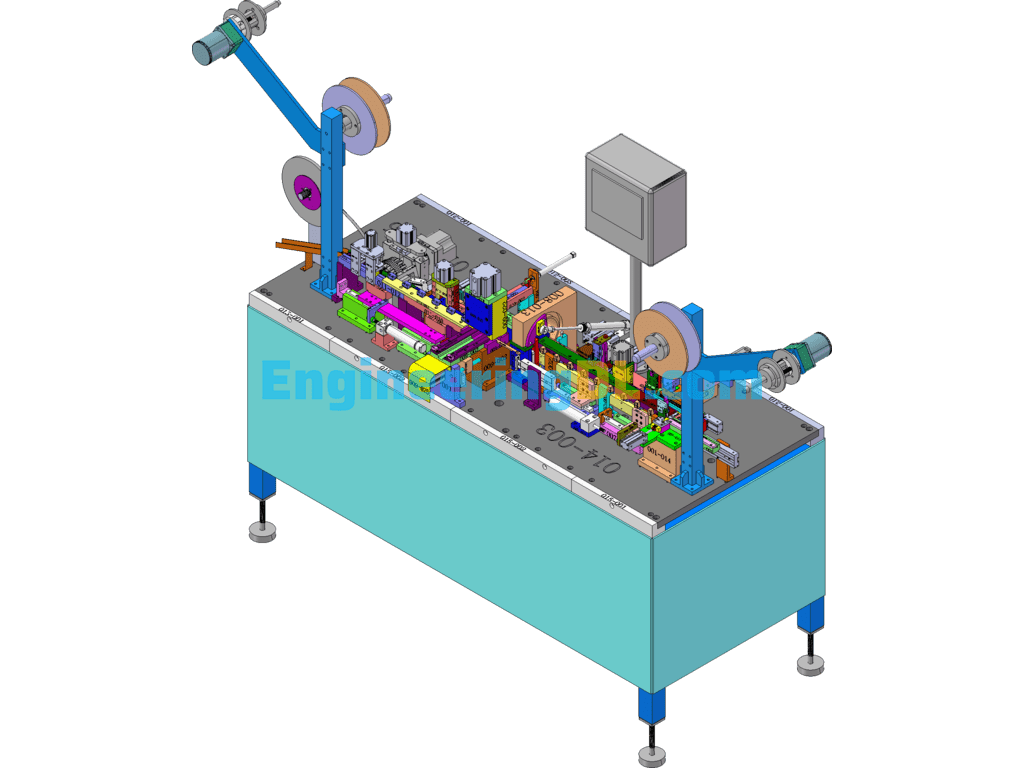 USB 2.0 Automatic Assembly Machine (Fully Automatic Assembly Equipment) SolidWorks Free Download