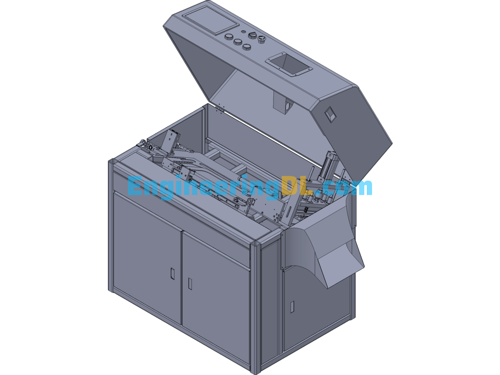 USB Automatic Packaging Machine 3D Exported Free Download