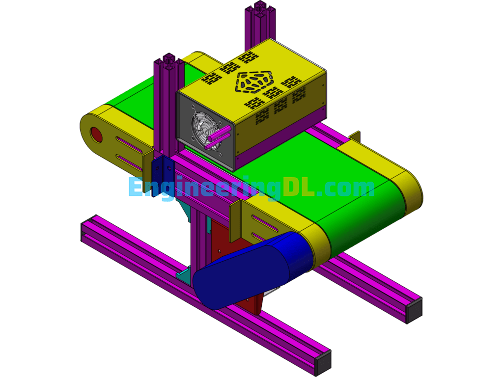 Uv-Led Curing Machine SolidWorks Free Download