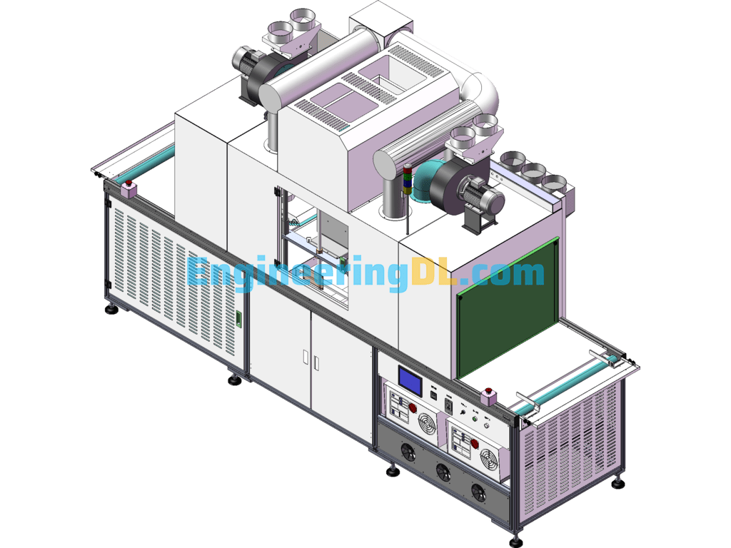 UV Storming Machine Cell Phone Screen UV Curing Machine Dispensing Machine (With A Complete Set Of Engineering Drawings) SolidWorks, AutoCAD Free Download