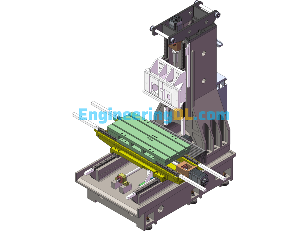 V65 Machine Tool Conversion High Precision Machine SolidWorks Free Download
