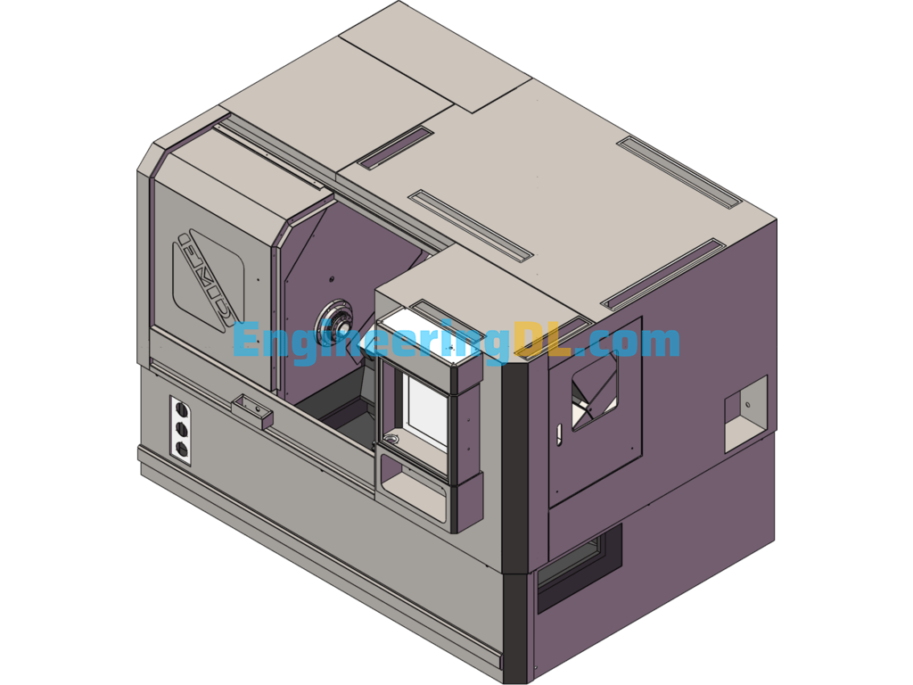 V80 CNC Machine SolidWorks Free Download