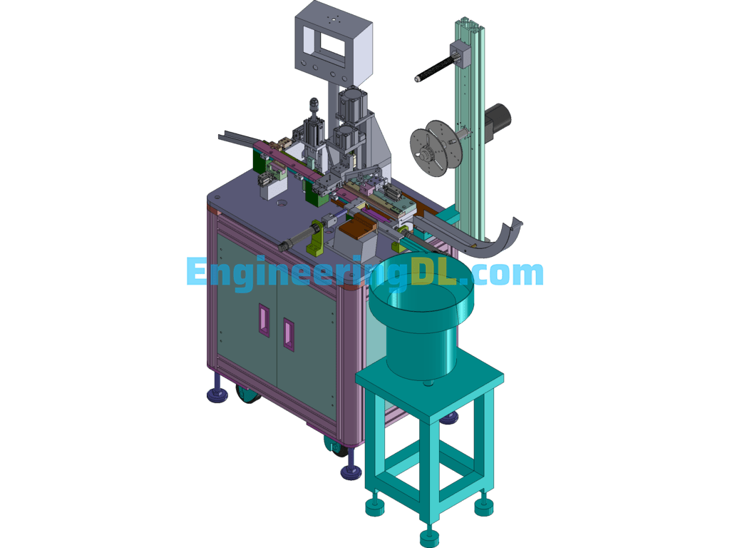 Z-BA1-003AB30XDIP Automatic Terminal Inserter 3D Exported Free Download