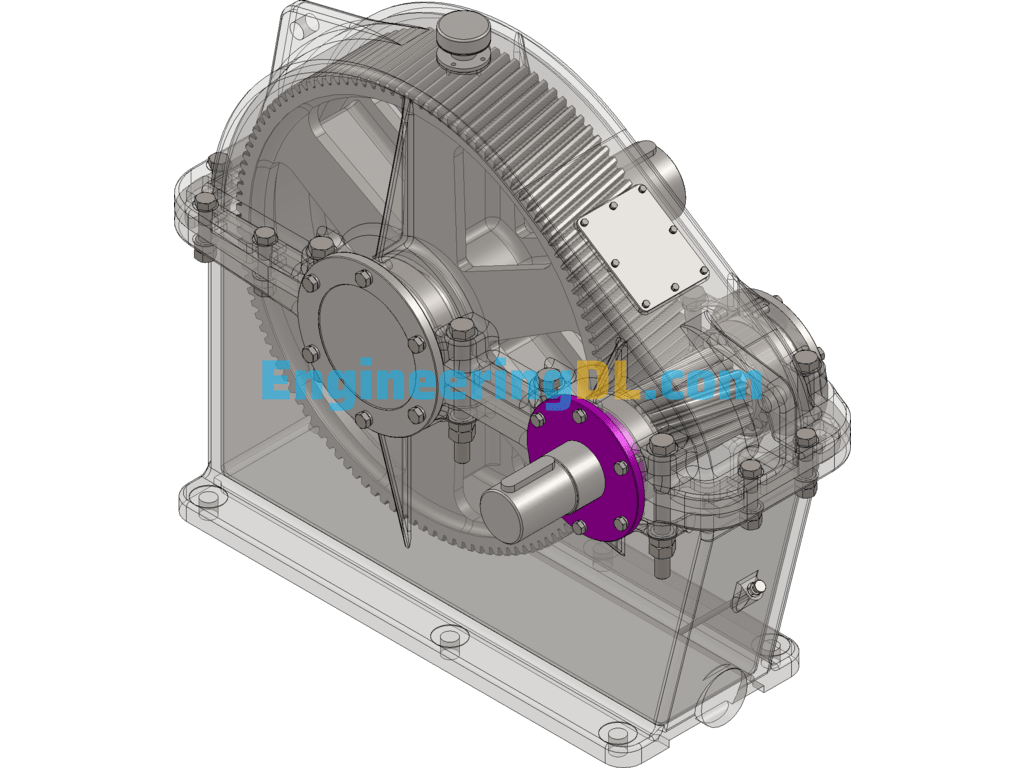 ZD70 Reducer Full Set CAD With 3D SolidWorks, AutoCAD Free Download