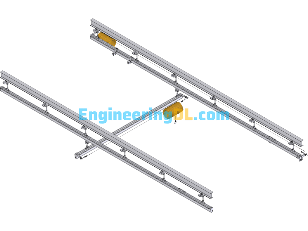 ??125 Coordinate Rail Pneumatic Balancer SolidWorks Free Download