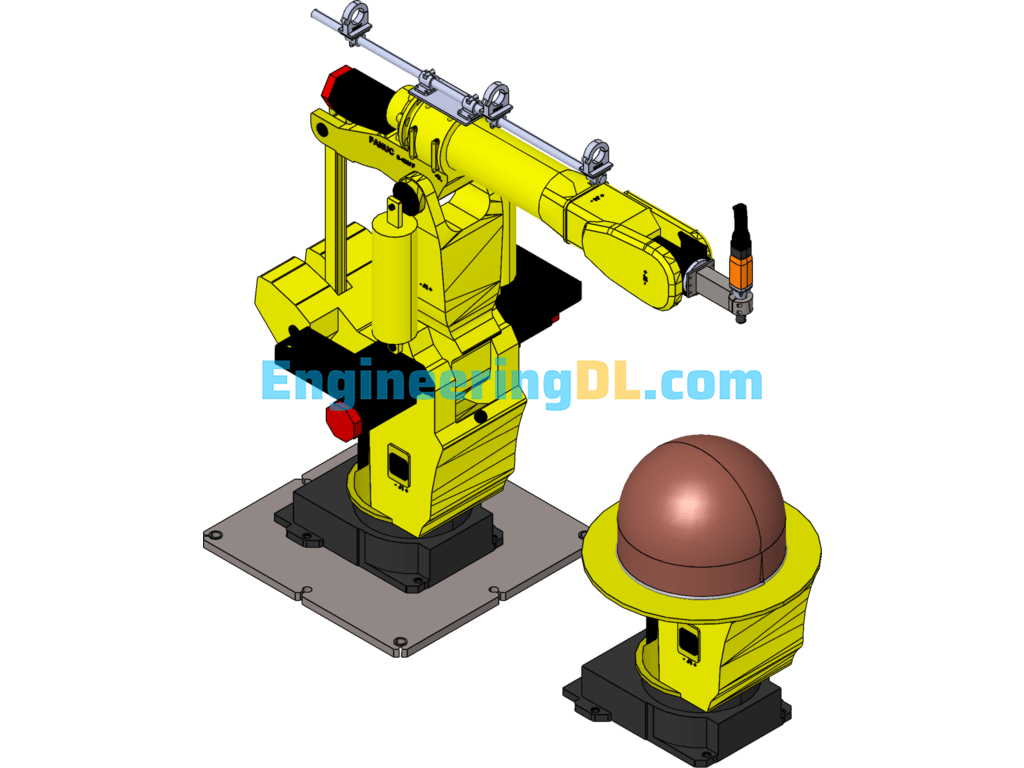 An Industrial Robot SolidWorks Free Download
