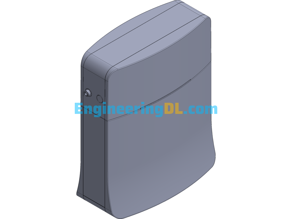 Drawing Of A Mass-Produced Water Purifier 3D Exported Free Download