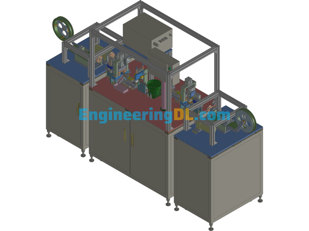A Molybdenum Wire Welding Automatic Machine 3D Exported Free Download