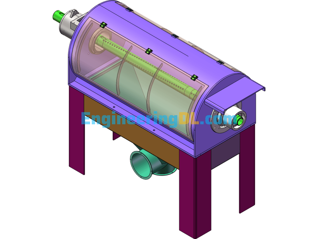 A Kind Of Rice Throwing Mill SolidWorks Free Download