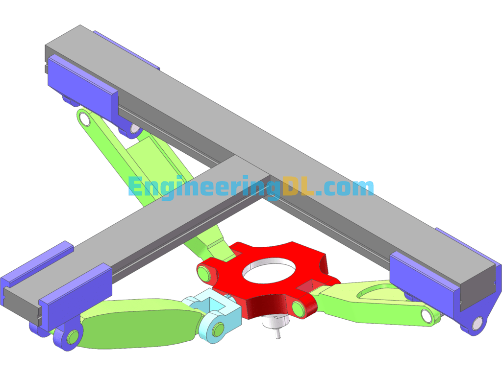A Hybrid 5-Axis Machine With AB Structure Design And Motion Simulation SolidWorks, 3D Exported Free Download