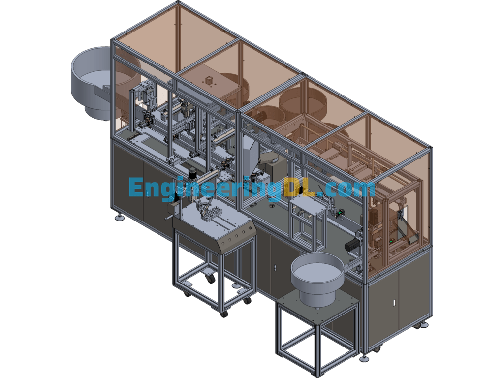 One-Touch Start Assembly Equipment (Already Produced, Car One-Touch Start Assembly Assembly Machine) 3D Exported Free Download