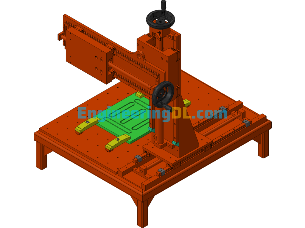 CMM Module CMM Positioning Equipment SolidWorks, 3D Exported Free Download