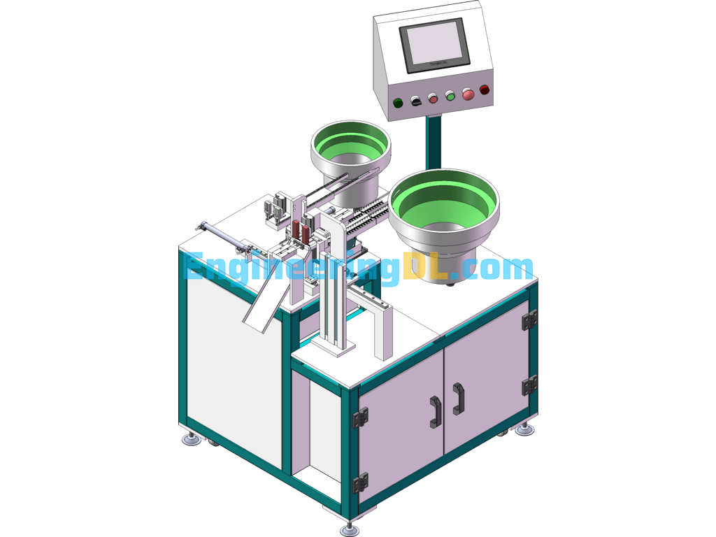 Triode Automatic Assembly Machine SolidWorks Free Download