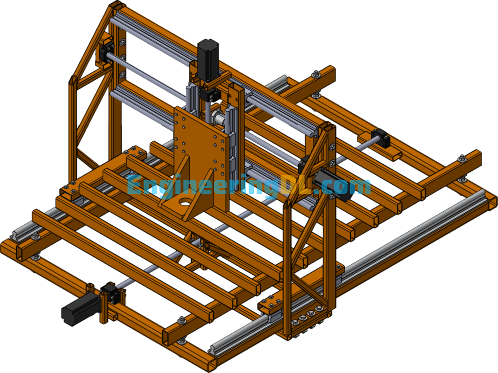 Three-Axis CNC Router SolidWorks Free Download
