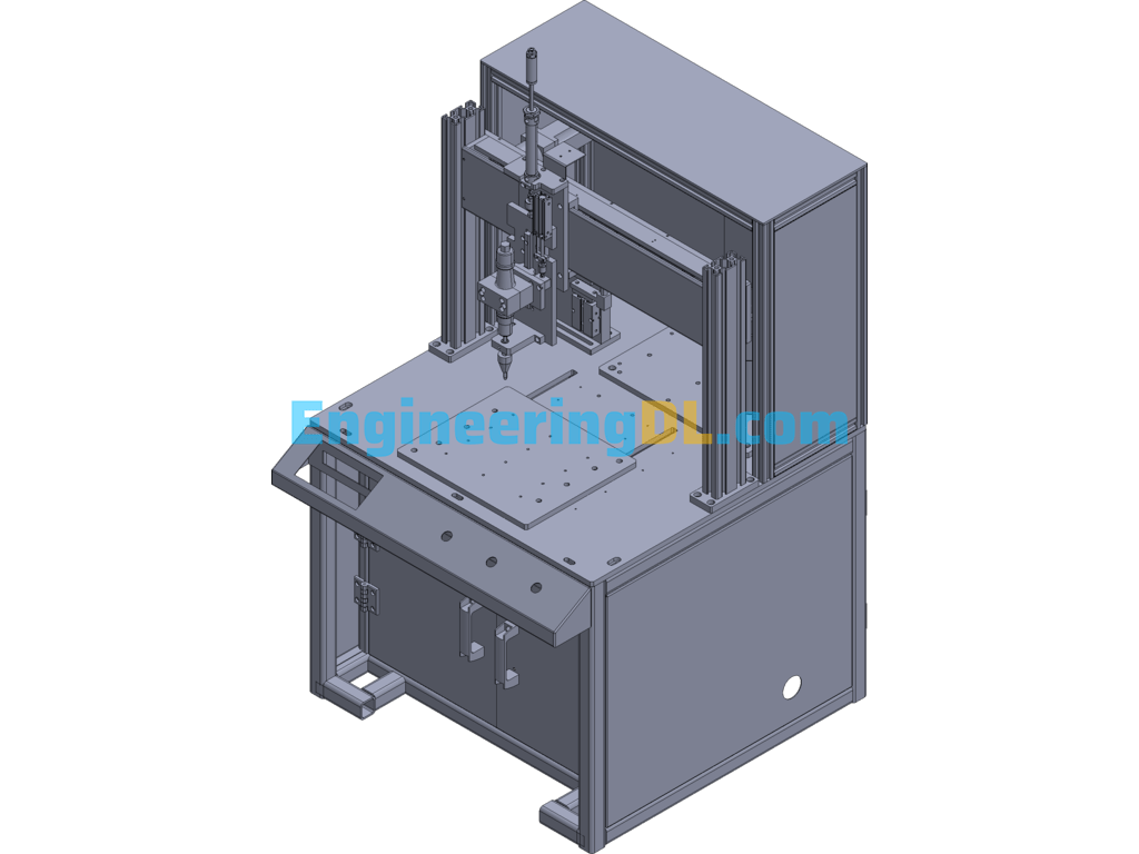 Three Axis Automatic Screw Locking Machine 3D Exported Free Download