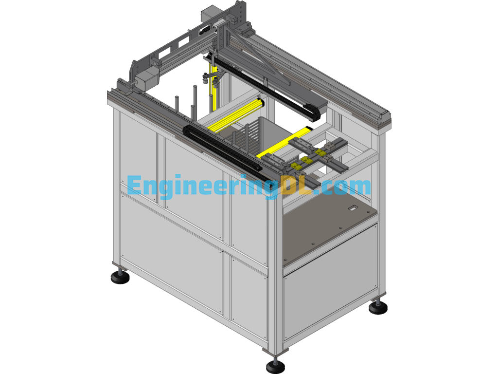 Top Cover Automation Equipment SolidWorks, 3D Exported Free Download