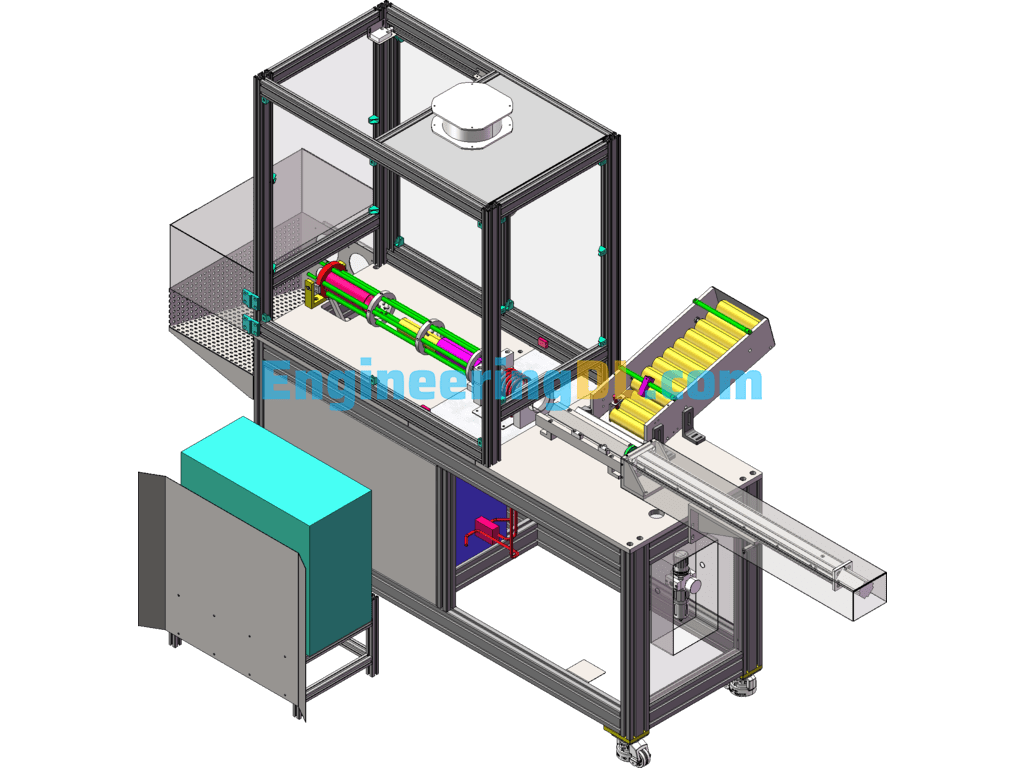 Stainless Steel Pipe End Automatic Annealing Equipment SolidWorks Free Download