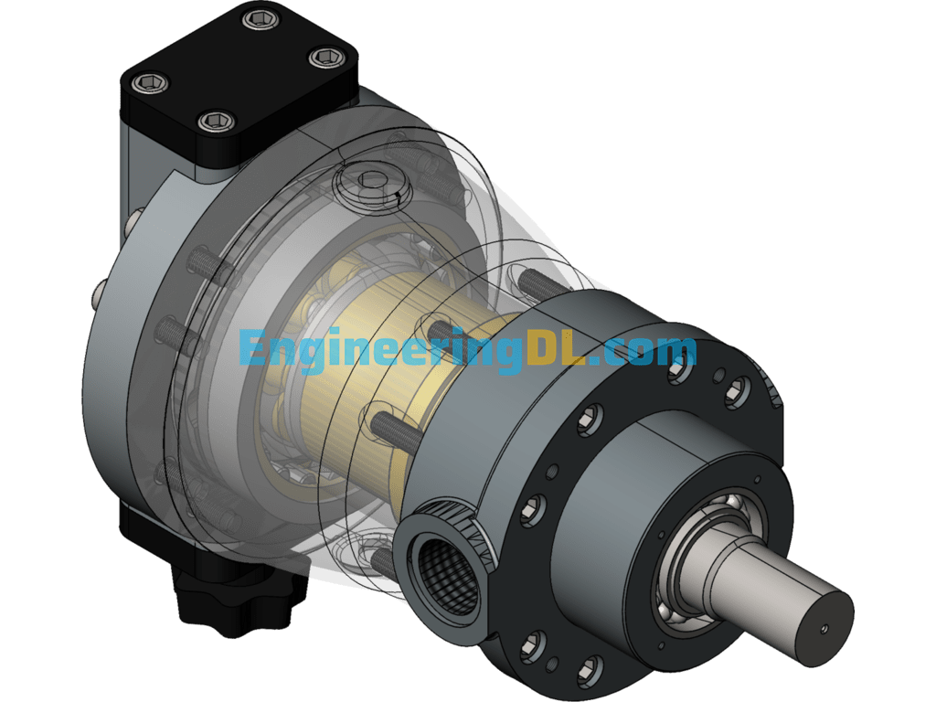 Two Plunger Pumps SolidWorks Free Download