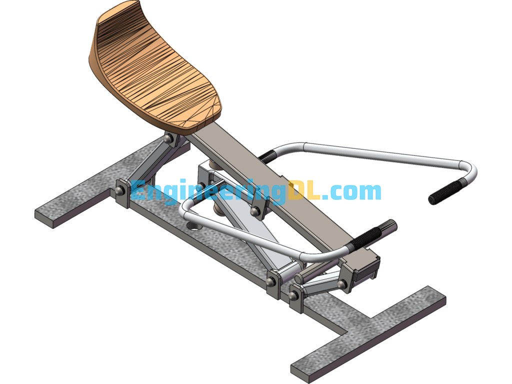 Chinese Fitness Chair SolidWorks Free Download